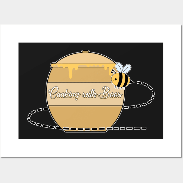 Cooking with Bees Wall Art by sirphage